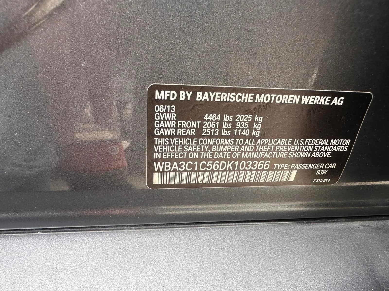 BMW 3 Series 2013 - 16